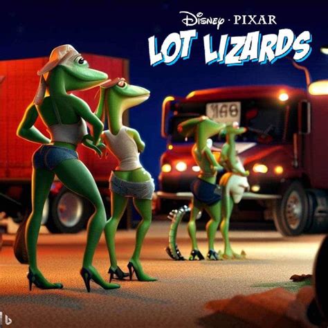 The surreal elements on display in Lizard are the film's highlights, and the moodtone of the short is well established. . Pixar lot lizards